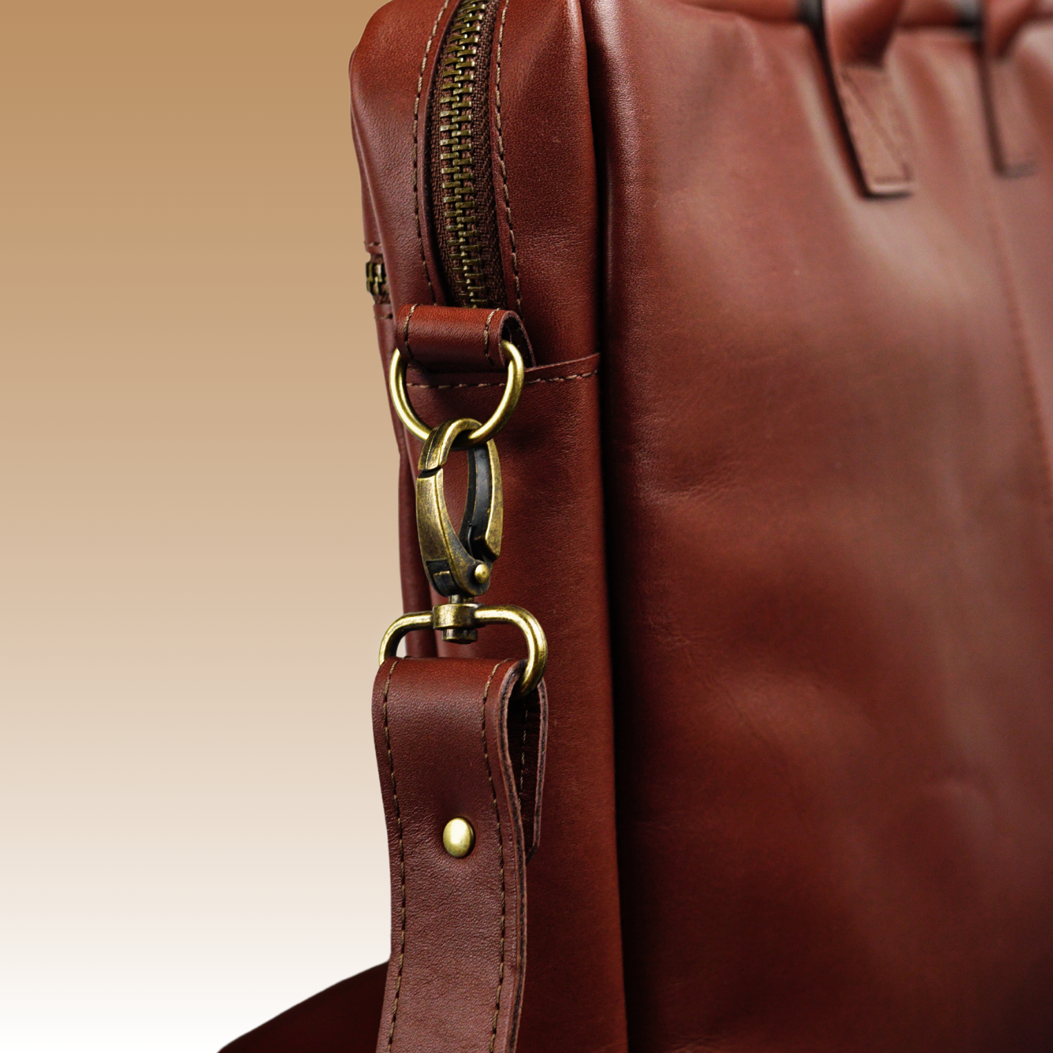 Caballo leren laptoptas