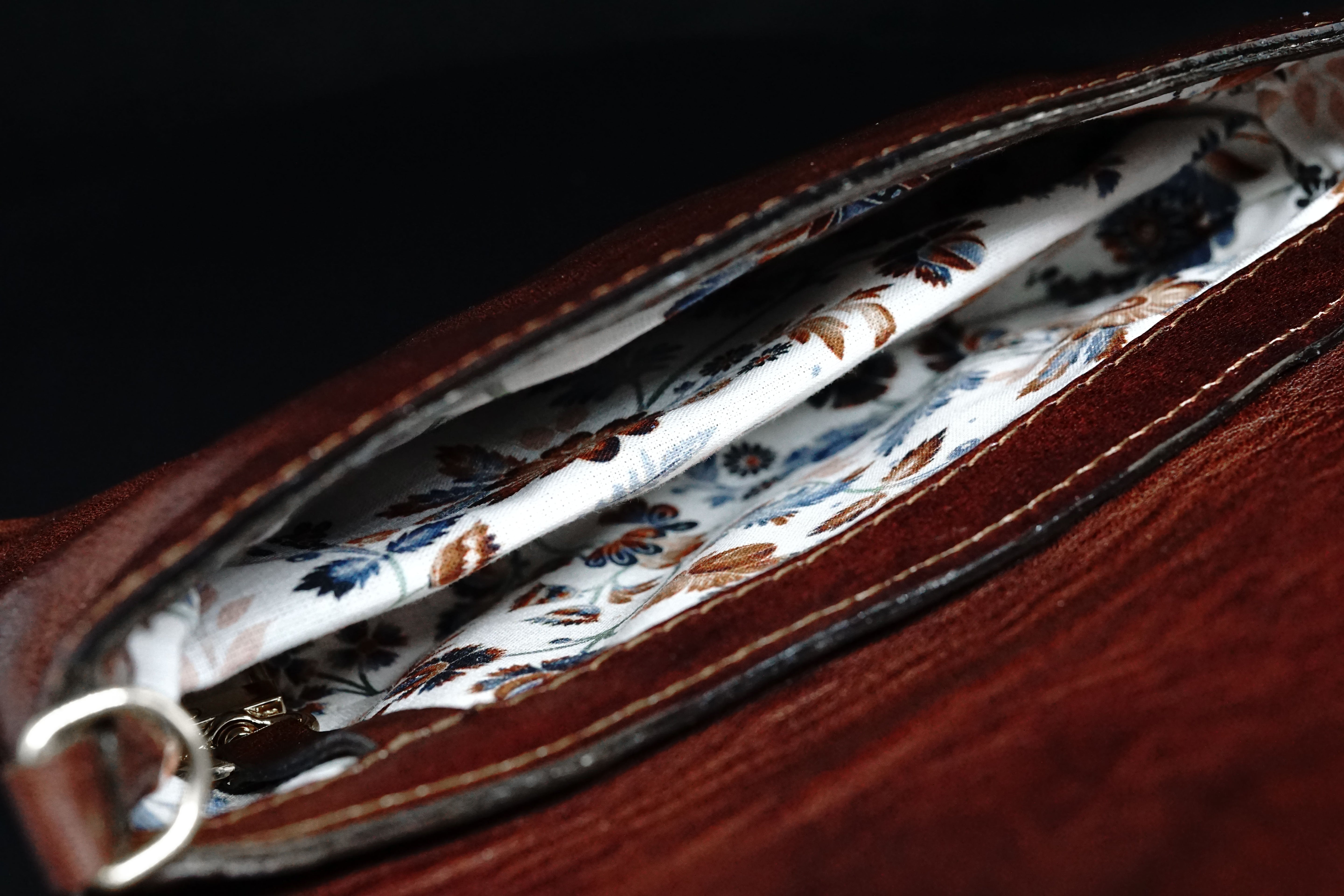 Stijlvolle bruine set voor dames Euphory - riem en handtas