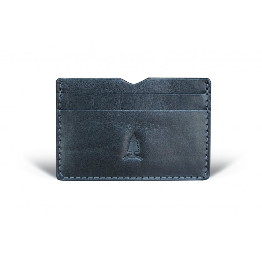 Leather case for cards and banknotes Noir